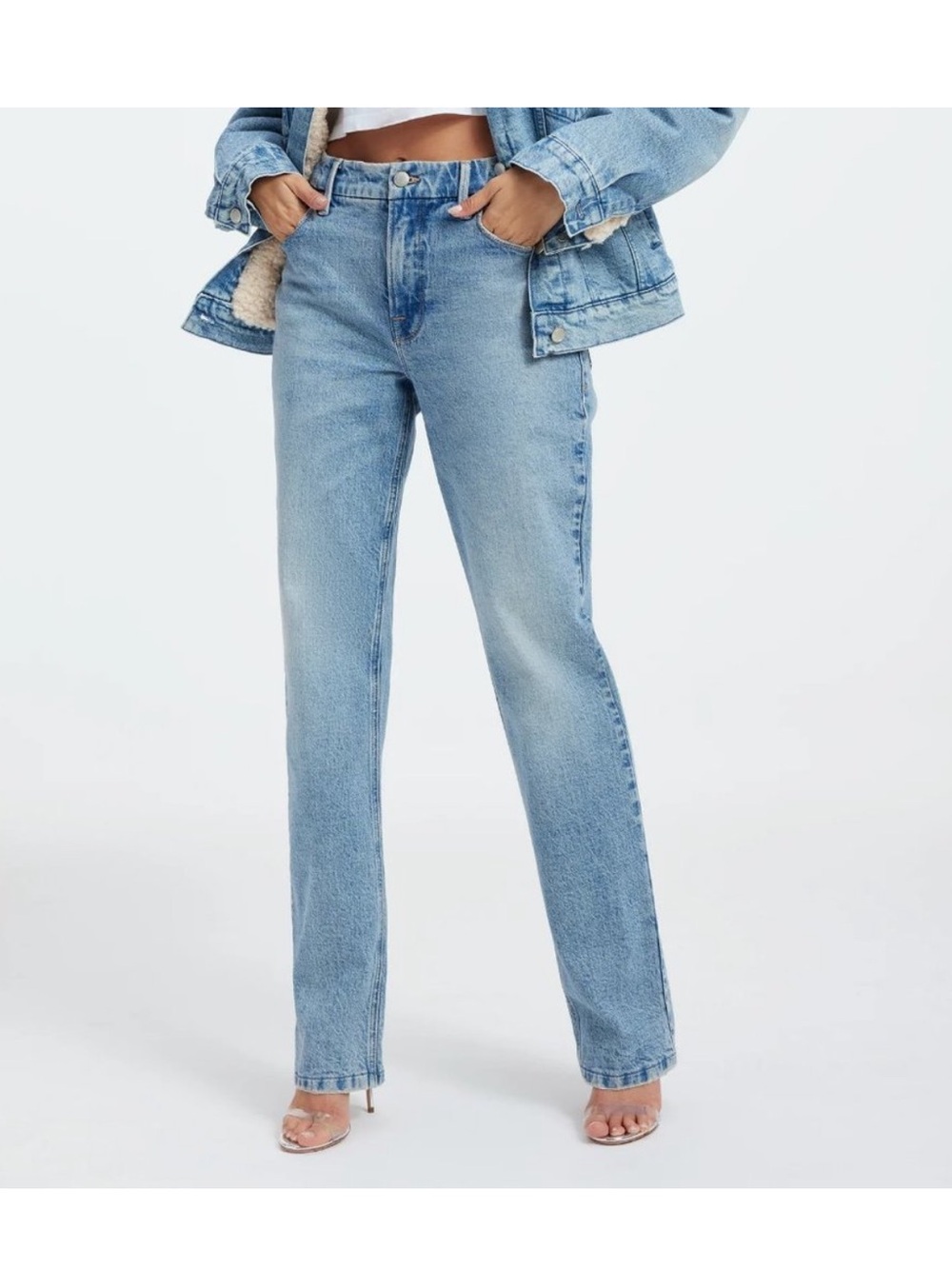 Good American Good Icon Jeans, Size 4/27